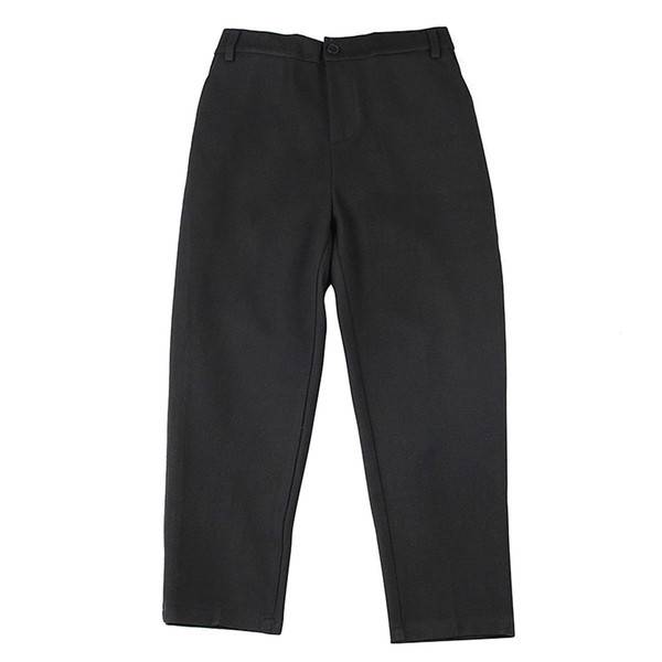 Mustad meeste sirge pükste mudel pikkusega 9/10