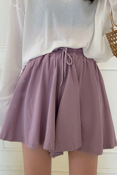 Naiste lühikesed püksid lai lipsudega mudel