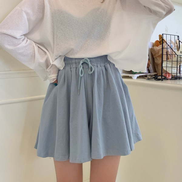 Naiste lühikesed püksid lai lipsudega mudel