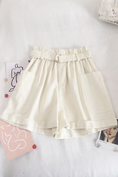 Pantaloni casual dama model lat cu curea