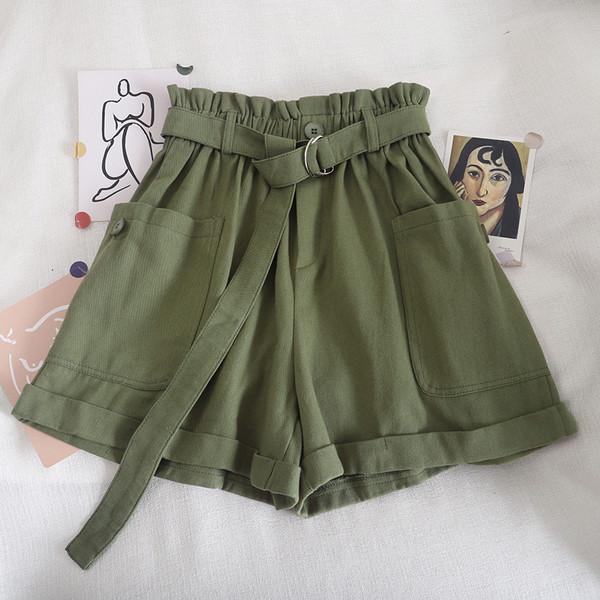 Pantaloni casual dama model lat cu curea