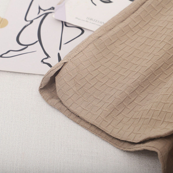 Къси дамски панталони с връзки и еластична талия