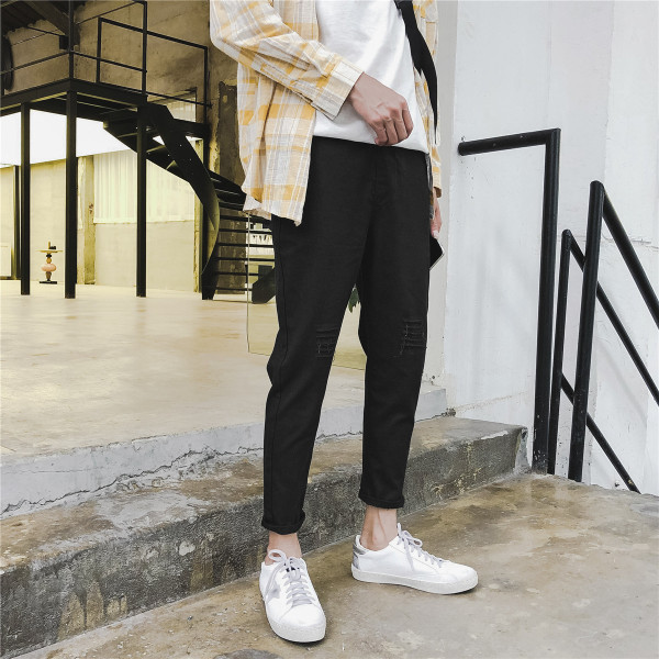 Moodsad meeste püksid pikkusega 9/10