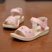 Öko bőrből készült gyerekszandál lányoknak puha, kényelmes talppal