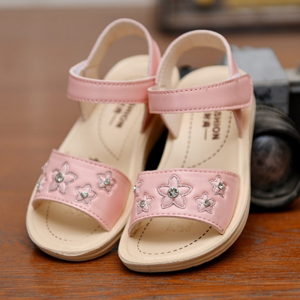 Öko bőrből készült gyerekszandál lányoknak puha, kényelmes talppal