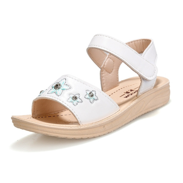 Öko bőrből készült gyerekszandál lányoknak puha, kényelmes talppal