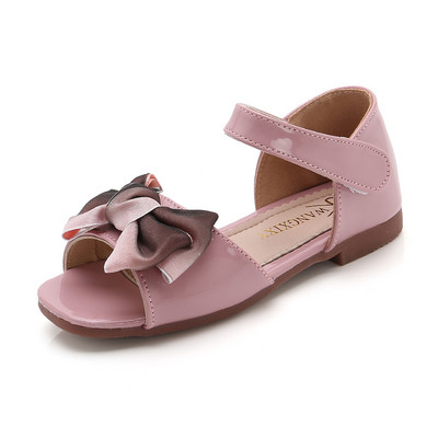 Sandale moderne pentru copii cu panglica din piele ecologica pentru fete