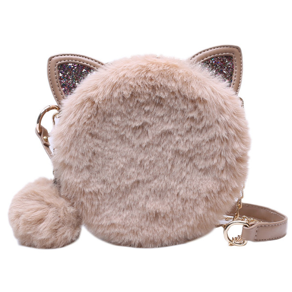 Modern női válltáska pehellyel