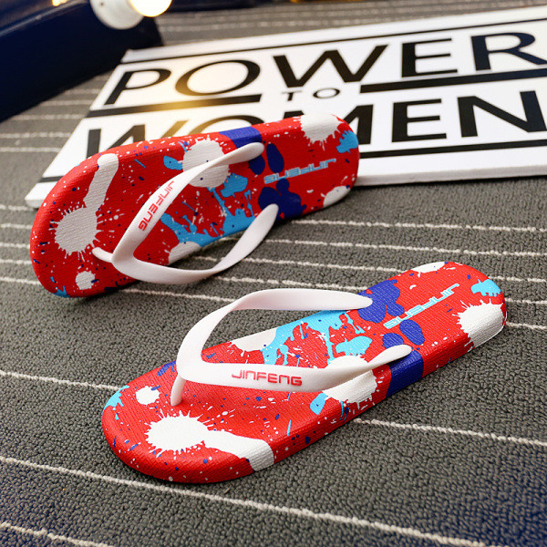 Värvilise talla ja kirjaga vabaaja meeste varvassussid