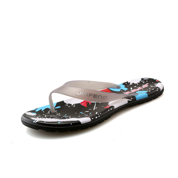 Värvilise talla ja kirjaga vabaaja meeste varvassussid