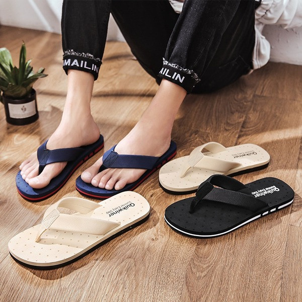 Papuci casual pentru bărbați cu talpă plate