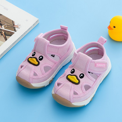 Sandale pentru bebelusi cu autocolante pentru baieti si fete