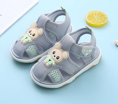 Бебешки нехлъзгащи се сандали с лепенки за момичета и момчета
