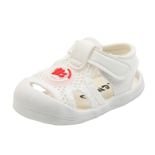 Sandale casual pentru bebelusi cu autocolante pentru baieti si fete