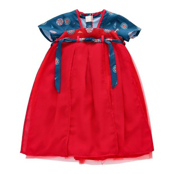 Rochie pentru copii cu maneca scurta si curea