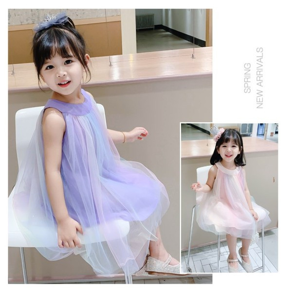 Rochie modernă din tul pentru copii