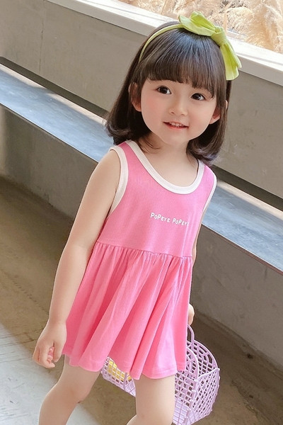 Vabaaja lastekleit tüdrukutele kirjaga