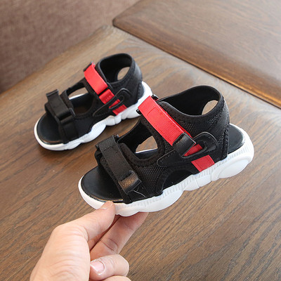 Ikdienas bērnu sandales meitenēm ar raupju zoli