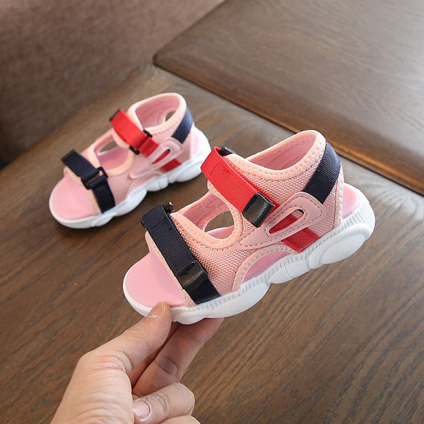 Ikdienas bērnu sandales meitenēm ar raupju zoli