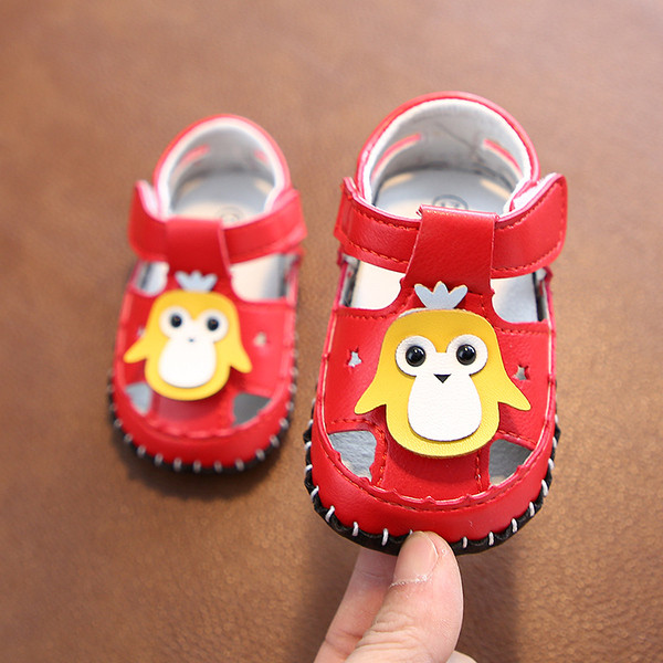 Modernas bērnu sandales ar uzlīmēm zēniem un meitenēm