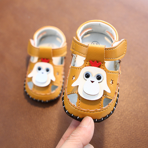 Modernas bērnu sandales ar uzlīmēm zēniem un meitenēm