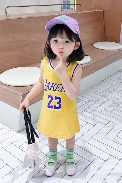 Rochie sport pentru copii cu inscripții