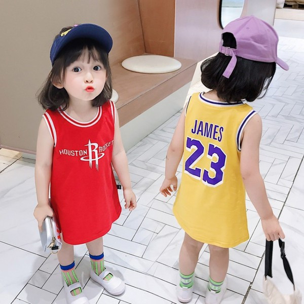 Rochie sport pentru copii cu inscripții