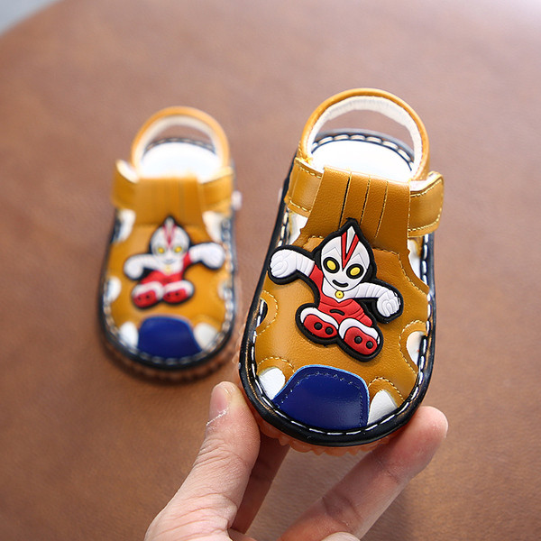 Ikdienas bērnu sandales ar 3D elementu zēniem