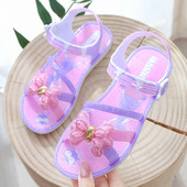 Bērnu gumijas sandales meitenēm ar lentīti