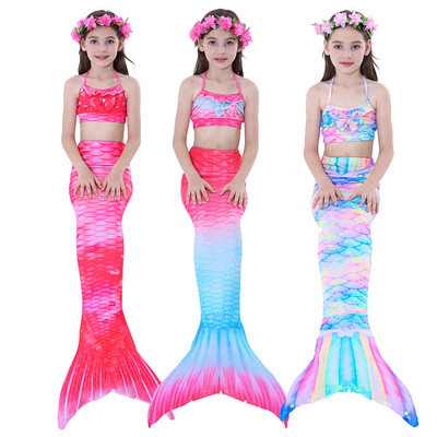 Swimsuit in three parts - mermaid type