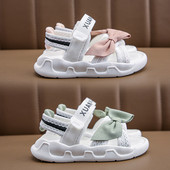 Casual παιδικά σανδάλια για κορίτσια με κορδέλα