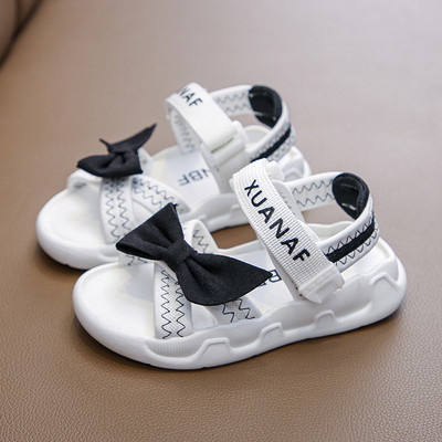 Casual παιδικά σανδάλια για κορίτσια με κορδέλα