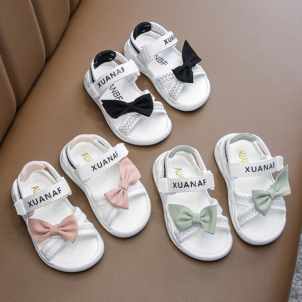 Casual παιδικά σανδάλια για κορίτσια με κορδέλα