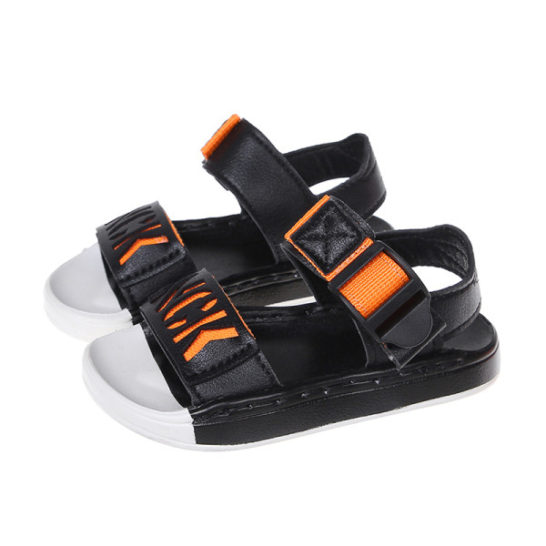 Meitenēm un zēniem piemērotas ikdienas bērnu sandales ar uzrakstu