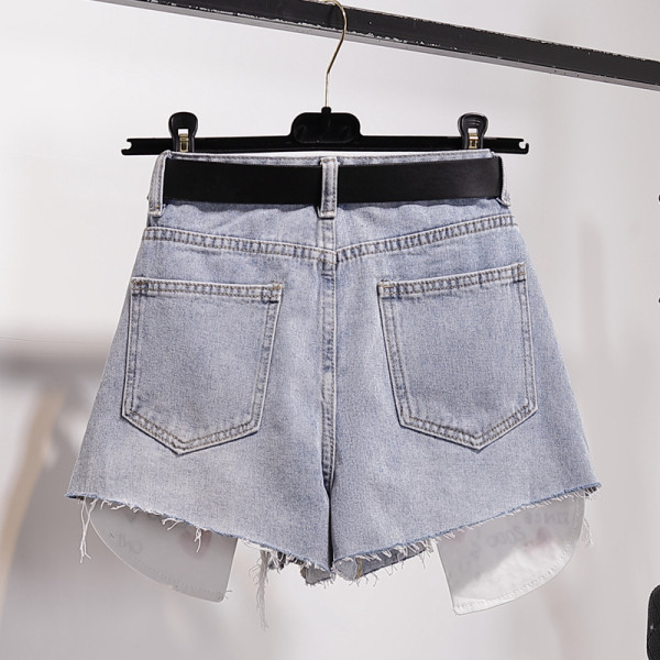 Lühikesed vöö ja kõrge vöökohaga teksad