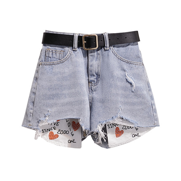 Lühikesed vöö ja kõrge vöökohaga teksad