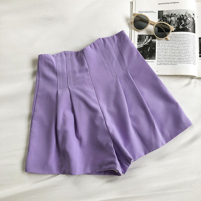 Ikdienas šortu plats modelis ar rāvējslēdzēju