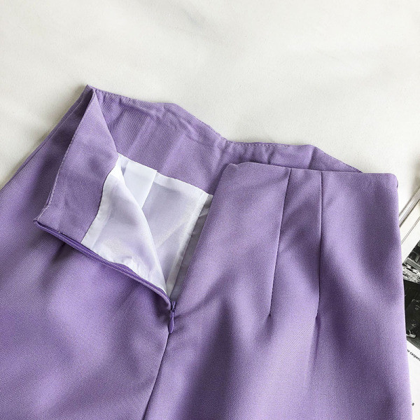 Ikdienas šortu plats modelis ar rāvējslēdzēju