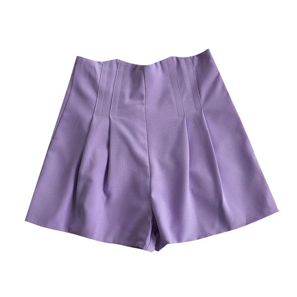 Ikdienas šortu plats modelis ar rāvējslēdzēju