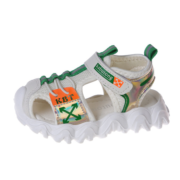 Sandale sport copii pentru fete cu autocolante