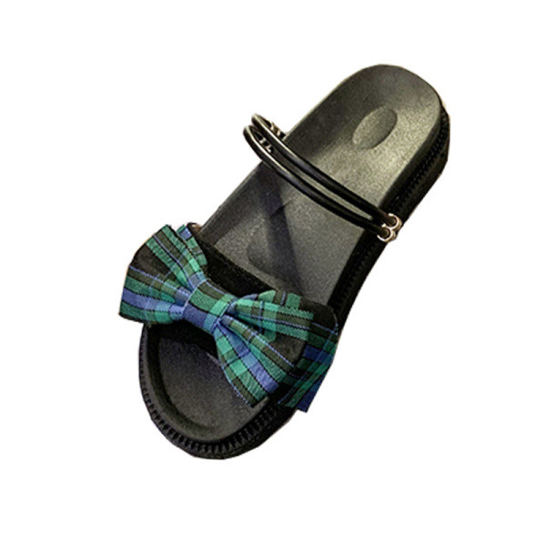 Sieviešu modernas sandales ar plakanu zoli un lentes elementu