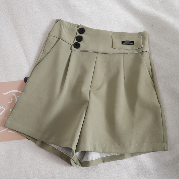 Retro stila sieviešu šorti ar pogām