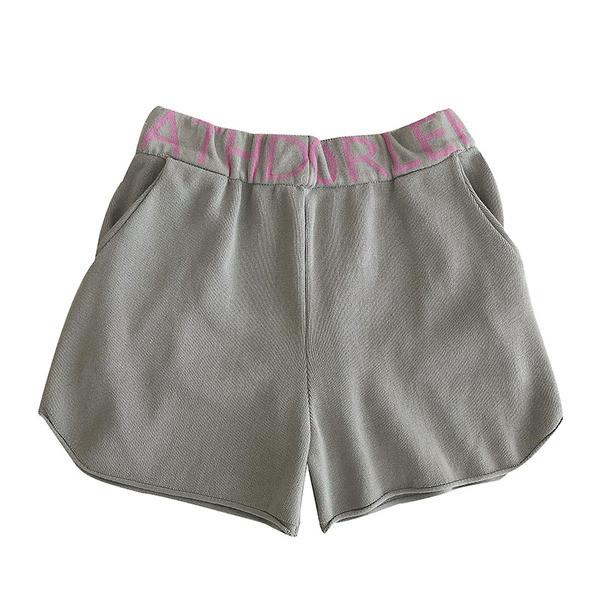 Pantaloni casual dama cu inscriptie si buzunare