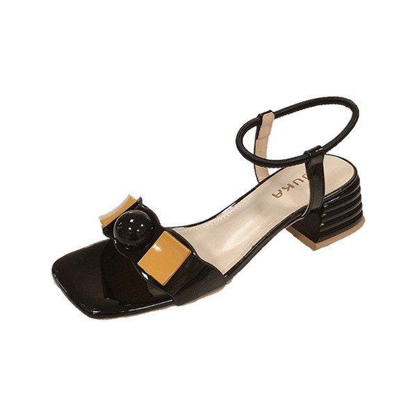 Sandale de dama cu toc patrat si jos