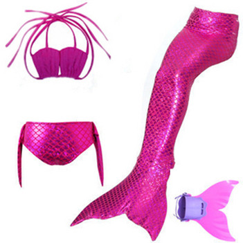 Dječji kupaći kostim s repom sirene s perajom