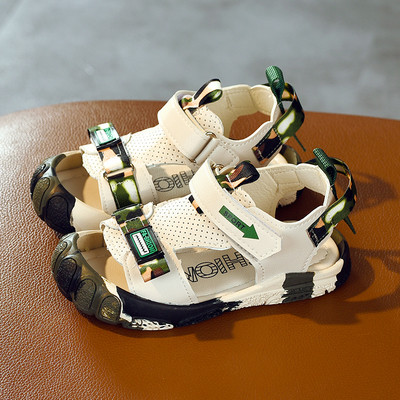 Ikdienas bērnu sandales ar krāsainām zolēm piemērotas zēniem un meitenēm