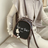 Sieviešu ikdienas mugursoma ar uzrakstiem