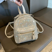 Mini rucsac modern pentru femei cu fermoar