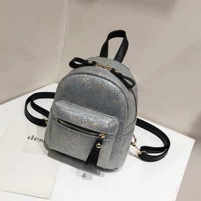 Mini rucsac modern pentru femei cu fermoar