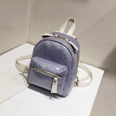 Mini rucsac modern pentru femei cu fermoar